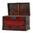 Chinese Antique Red Lacquer Blanket Chest