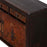 Orange Lacquer Cabinet with Vase Paintings