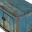 Blue Lacquer Low Sideboard
