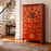 Gold Decorated Wedding Cabinet, Red Lacquer