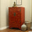 Shanxi Butterfly Cabinet, Red Lacquer
