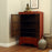 Shanxi Butterfly Cabinet, Red Lacquer