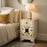 Small Butterfly Cabinet, Cream Lacquer