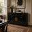 Chinese Ming Sideboard, Black Lacquer