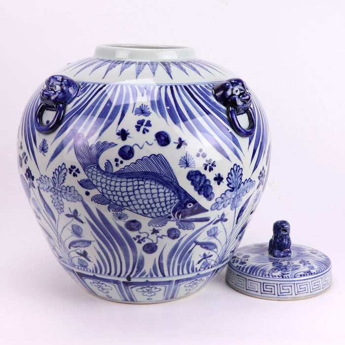 Only Fish Pot Nanhe Blue and White Fish Pot — Shimu