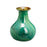 Small Green Ceramic Bottle Vase