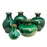 Wide Squat Green Bottle Vase