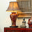 Jasmine Vase Lamp in Red and Gold