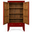 Lacquer Wedding Cabinet, Red Lacquer