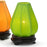 Silk Lotus Lamp with Wooden Base