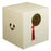 Square Storage Trunk, Cream Lacquer