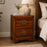 Ming Two Drawer Chest, Warm Elm
