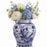 Blue and White Temple Jar, Birds and Flowers Clearance