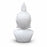 Porcelain Buddha Bust, White