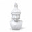 Porcelain Buddha Bust, White