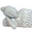 Porcelain Reclining Buddha, Grey