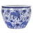 Hutian Blue and White Medium Fish Bowl, Elephants