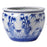 Hutian Blue and White Medium Fish Bowl, Cranes