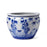 Hutian Blue and White Fish Bowls, Set of Two