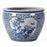 Hutian Blue and White Medium Fish Bowl, Birds