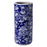 Umbrella Stand, Dark Blue Floral