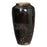 Tall Black Vintage Earthenware Jar