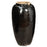 Tall Black Vintage Earthenware Jar