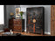 Antique Black Lacquer Chinese Wedding Cabinet