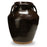 Vintage Brown Stoneware Jar with Handles
