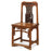 Chinese Waiting Chair with Carved Backrest