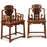Pair of Carved Emperor Armchairs