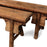 Pair of Narrow Chinese Antique Elm Benches