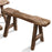 Low Wide Rustic Chinese Stool