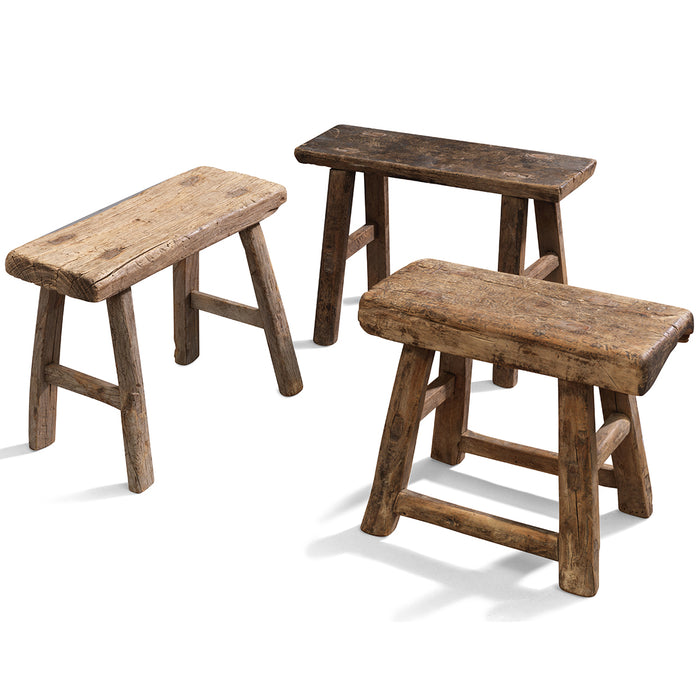 Medium Rustic Stool — Shimu