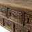 Chinese Antique Elm Multidrawer Console