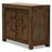 Grey Lacquer Oriental Side Cabinet