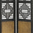 Carved Ming Screen, Black Lacquer