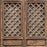 Set of Six Antique Chinese Lattice Door Panels