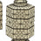 Chinese Lantern, Large White Hexagonal