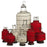 Chinese Lantern, Large Red Cylinder
