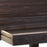 Country Two Drawer Table, Chocolate