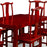 Ming Dining Set, Cherry Red