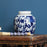 Blue and White Ginger Jar with Butterflies