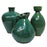 Green Ceramic Wide Shoulder Vase