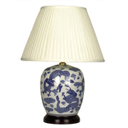 Blue and White Dragon Jar Lamp