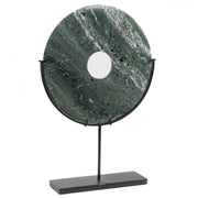 Dark Jade Chinese Bi Ring Medium