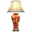 Jasmine Red and Gold Lamp