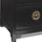 Large Chest of Drawers, Black Lacquer