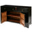 Ming Sideboard, Black Lacquer