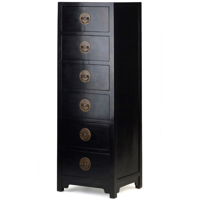 Ming Tall Boy, Black Lacquer — Shimu